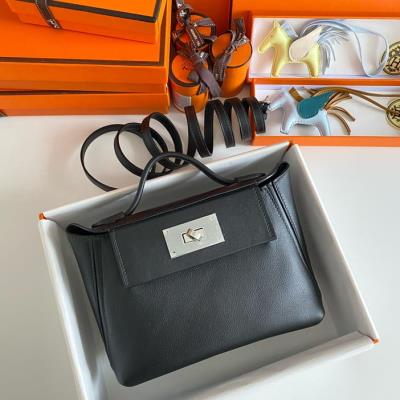 cheap quality Hermes 24/24  mini 21 Evercolor Noir PHD